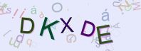 This is a captcha-picture. It is used to prevent mass-access by robots. (see: www.captcha.net)